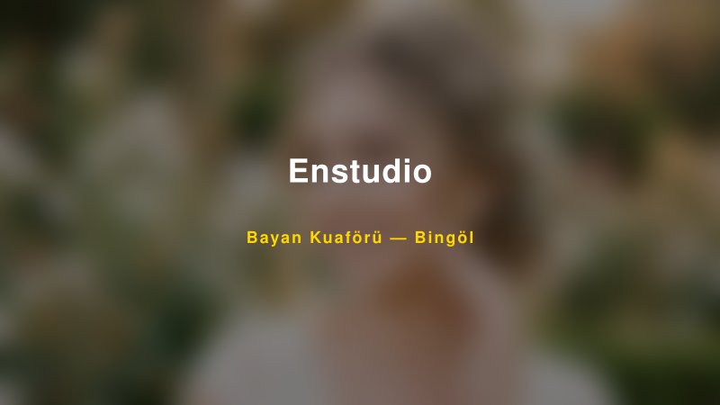 Enstudio — Bingöl Kır Düğünü Mekanı Rehberi